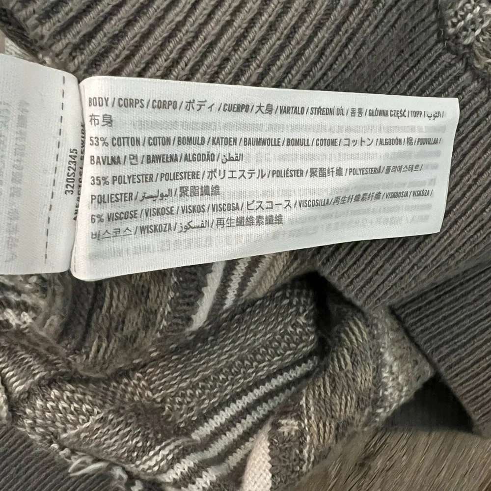 Hollister Men's Multi-Pattern cotton blend Cardigan size L EUC